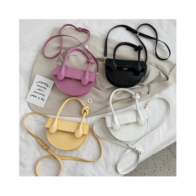 Women Small Alligator Shoulder Bag Half-moon Crocodile Handbags Girls Knot Detail Design Crossbody Bags
Women Small Alligator Shoulder Bag Half-moon Crocodile Handbags Girls Knot Detail Design Crossbody Bags