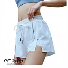 Women custom logo fashion quick dry summer sports running shorts