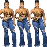 New Style Tight Jeans Pants Trousers Women Ladies Fashion Hole Hollow Denim Wide Leg Bell Bottom Women Ripped Jeans
New Style Tight Jeans Pants Trousers Women Ladies Fashion Hole Hollow Denim Wide Leg Bell Bottom Women Ripped Jeans