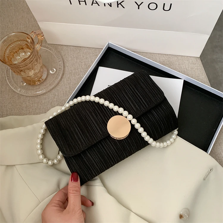 Ladies Vintage Small Messenger Bags Hobo Shoulder Bag Elegant Beading Chain Strap Crossbody Bag, Customized
Ladies Vintage Small Messenger Bags Hobo Shoulder Bag Elegant Beading Chain Strap Crossbody Bag, Customized