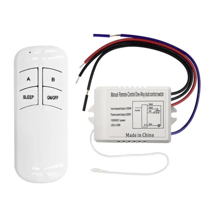 1 Way AC 220 V RF Remote Digital Wireless Controller Remote Control Switch/Switch Controlling Fan Board Electric Fan Bulb Switch
1 Way AC 220 V RF Remote Digital Wireless Controller Remote Control Switch/Switch Controlling Fan Board Electric Fan Bulb Switch