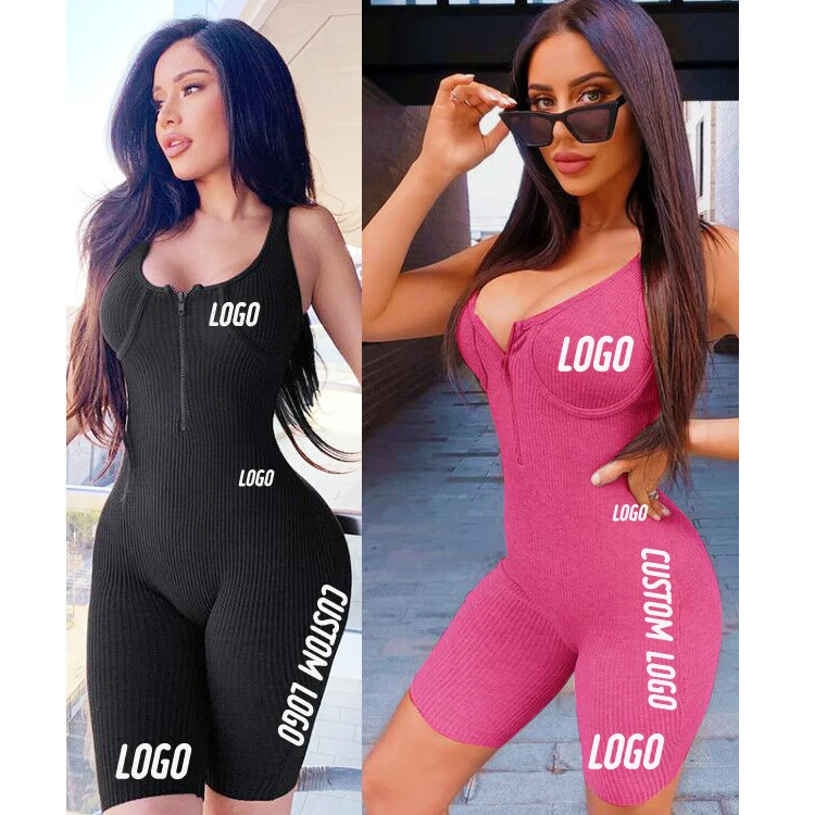 Free Shipping summer Deep V Zipper Front Short jumpsuit woman fashion bodycon short rompers, Customized color
Free Shipping summer Deep V Zipper Front Short jumpsuit woman fashion bodycon short rompers, Customized color