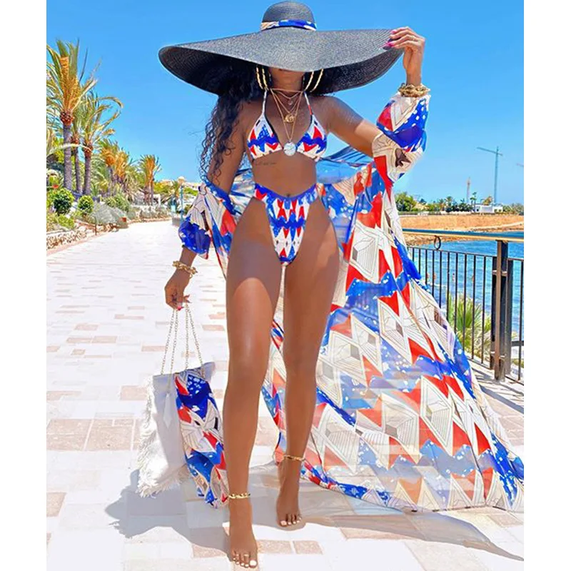 2021 Custom Print African Bikini Bathing Suits Plus Size Swimwear 2 Piece Swimsuits For Women with Cover Up
2021 Custom Print African Bikini Bathing Suits Plus Size Swimwear 2 Piece Swimsuits For Women with Cover Up