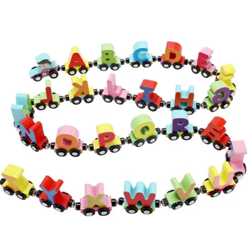 wooden train letters wholesale