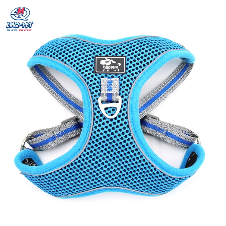 Customizable Adjustable Reflective Big dog Pet Vest strap Breathable mesh pet dog harness with Reflective strip, Red, blue, black
Customizable Adjustable Reflective Big dog Pet Vest strap Breathable mesh pet dog harness with Reflective strip, Red, blue, black