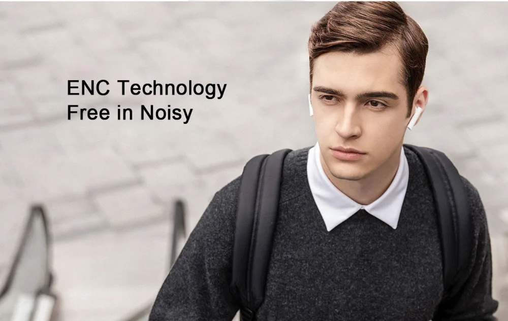 Original Xiao mi Air 2 TWS Bluetooth Headset Earphone Comfy Wear LHDC/AAC HD 14.2mm Dynamic Dual Mic ENC Auto Pause Tap Control - ANKUX.COM