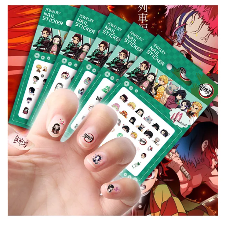 Japanese anime Demon Slayer series nail polish sticker for kids little girls, Colorful
Japanese anime Demon Slayer series nail polish sticker for kids little girls, Colorful
