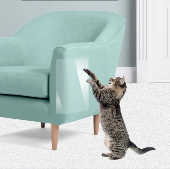 Custom 2 Piece Pet Furniture Protector PVC protective film on Sofa Cat Scratching Guard home protection prevent scratching, Transparent
Custom 2 Piece Pet Furniture Protector PVC protective film on Sofa Cat Scratching Guard home protection prevent scratching, Transparent