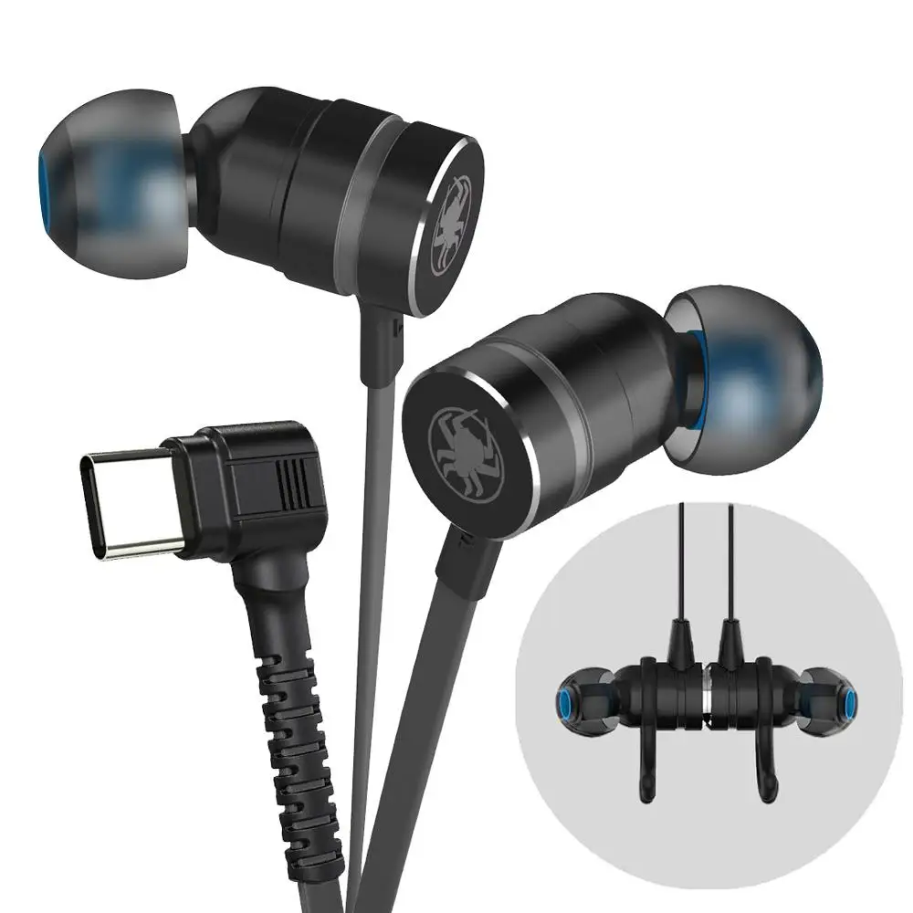 Gaming Earphone PLEXTONE G20 for PUBG mobile 3.5mm & TYPE-C in-ear Headphones Metal Bass headset for android systeam, Black red green
Gaming Earphone PLEXTONE G20 for PUBG mobile 3.5mm & TYPE-C in-ear Headphones Metal Bass headset for android systeam, Black red green