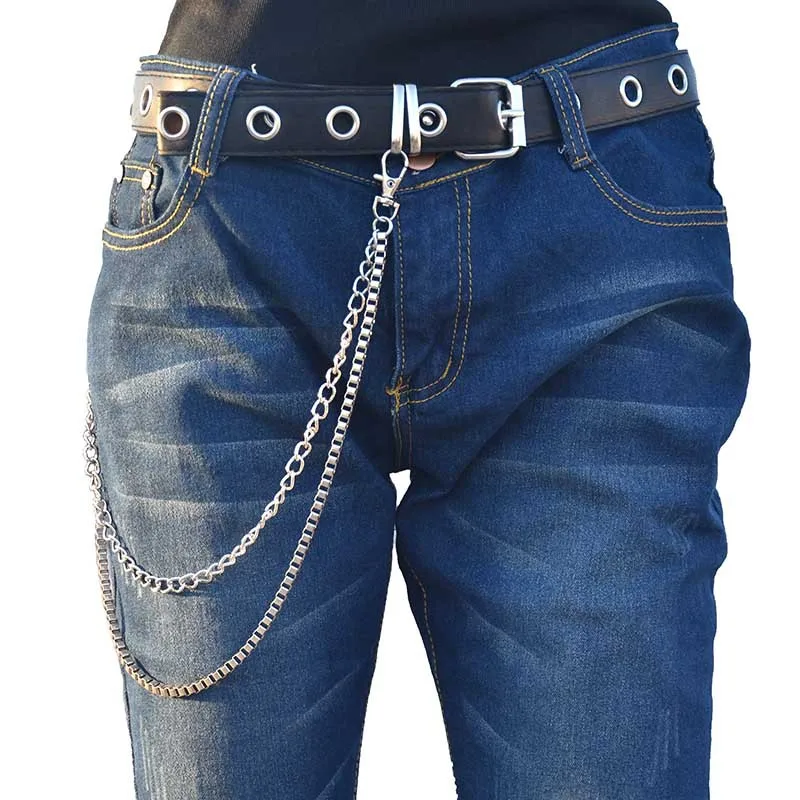 New Arrival Punk Rock Silver Plating Long Double Layer Wallet Belt Trouser Chain Box/Link Chain Jeans Pants Chain
New Arrival Punk Rock Silver Plating Long Double Layer Wallet Belt Trouser Chain Box/Link Chain Jeans Pants Chain