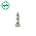 Screw DIN 7981 Philips Recessed Pan Head Black Oxide Tapping Screw