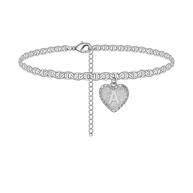 Spot Explosive Silver 26 Capital English Letter Anklet European And American Creative Heart Letter Anklet, Gold,rose gold
Spot Explosive Silver 26 Capital English Letter Anklet European And American Creative Heart Letter Anklet, Gold,rose gold