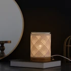 Wholesale elegant design white porcelain incense burners light with wooden base