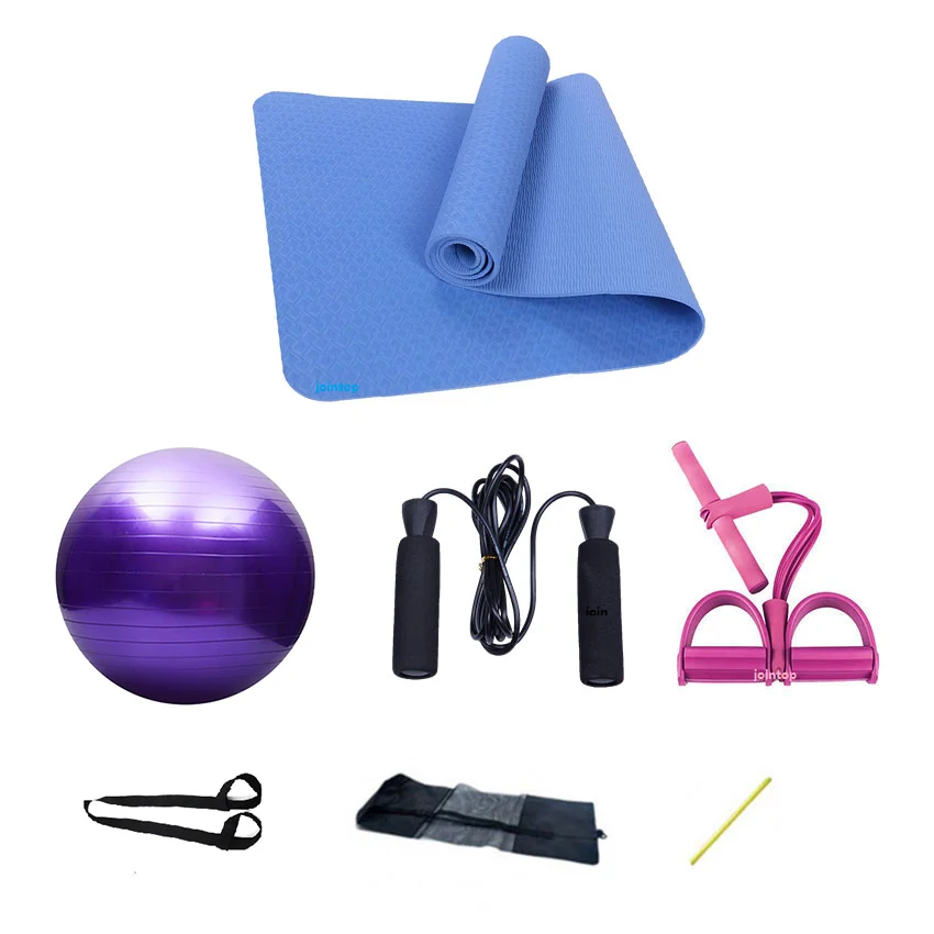 Jointop Wholesale Cheap 5 Pieces Pilates Fitness Sports Equipment Home Yoga Mat Sports Set, Yoga Mat Box, eco one yoga mat, Pink,blue,purple
Jointop Wholesale Cheap 5 Pieces Pilates Fitness Sports Equipment Home Yoga Mat Sports Set, Yoga Mat Box, eco one yoga mat, Pink,blue,purple