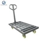 loading 200kgs iron cart trolley folding metal hand trolley transport trolley