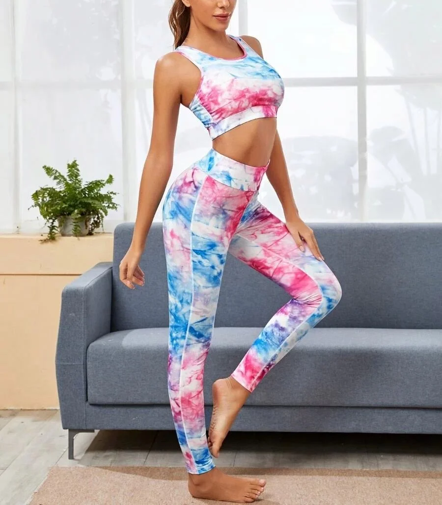 VOOGUE Women's High Quality Outdoor Yoga Suit Fashion Tie-dye Yoga Suit Fitness Exercise Suit, As show
VOOGUE Women's High Quality Outdoor Yoga Suit Fashion Tie-dye Yoga Suit Fitness Exercise Suit, As show