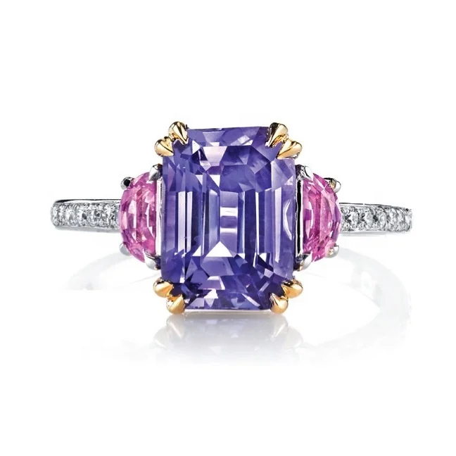 explosion luxury inlaid purple crystal square ladies ring wedding ring engagement ring European style
explosion luxury inlaid purple crystal square ladies ring wedding ring engagement ring European style