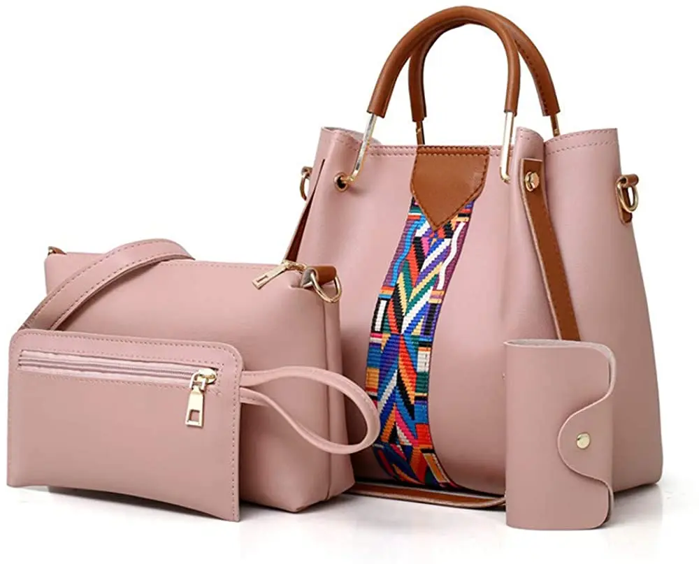 2021 Wholesale 4 Pack Women Handbag Set Soft PU Leather Top Handle Bags Set Shoulder Bags Crossbody Bag Wallet Purse
2021 Wholesale 4 Pack Women Handbag Set Soft PU Leather Top Handle Bags Set Shoulder Bags Crossbody Bag Wallet Purse