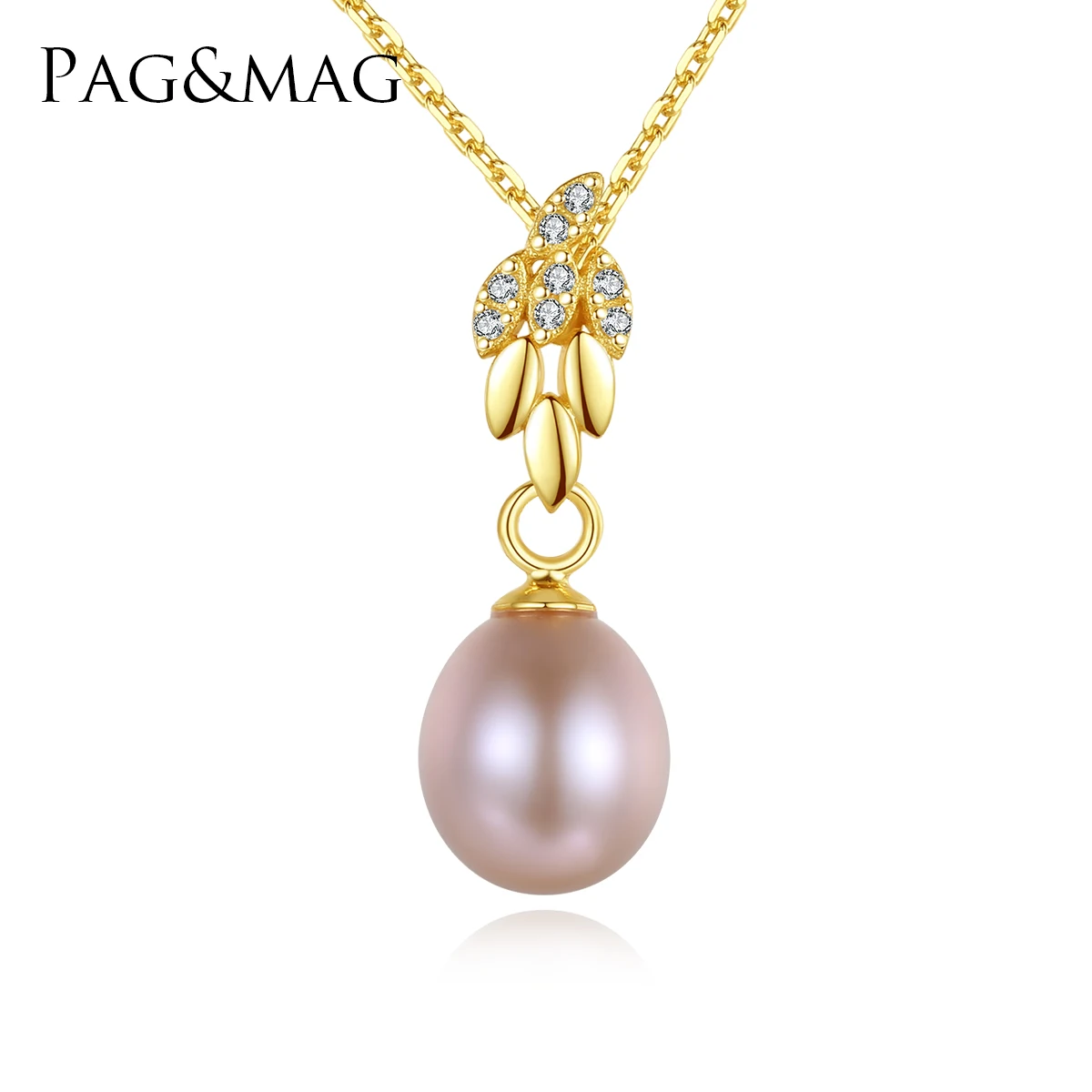PAG&MAG Real Pearl Necklace Jewelry Ear of Wheat Shape Pendant 18k Gold Plated Necklace for Women Gifts Wholesale Price
PAG&MAG Real Pearl Necklace Jewelry Ear of Wheat Shape Pendant 18k Gold Plated Necklace for Women Gifts Wholesale Price