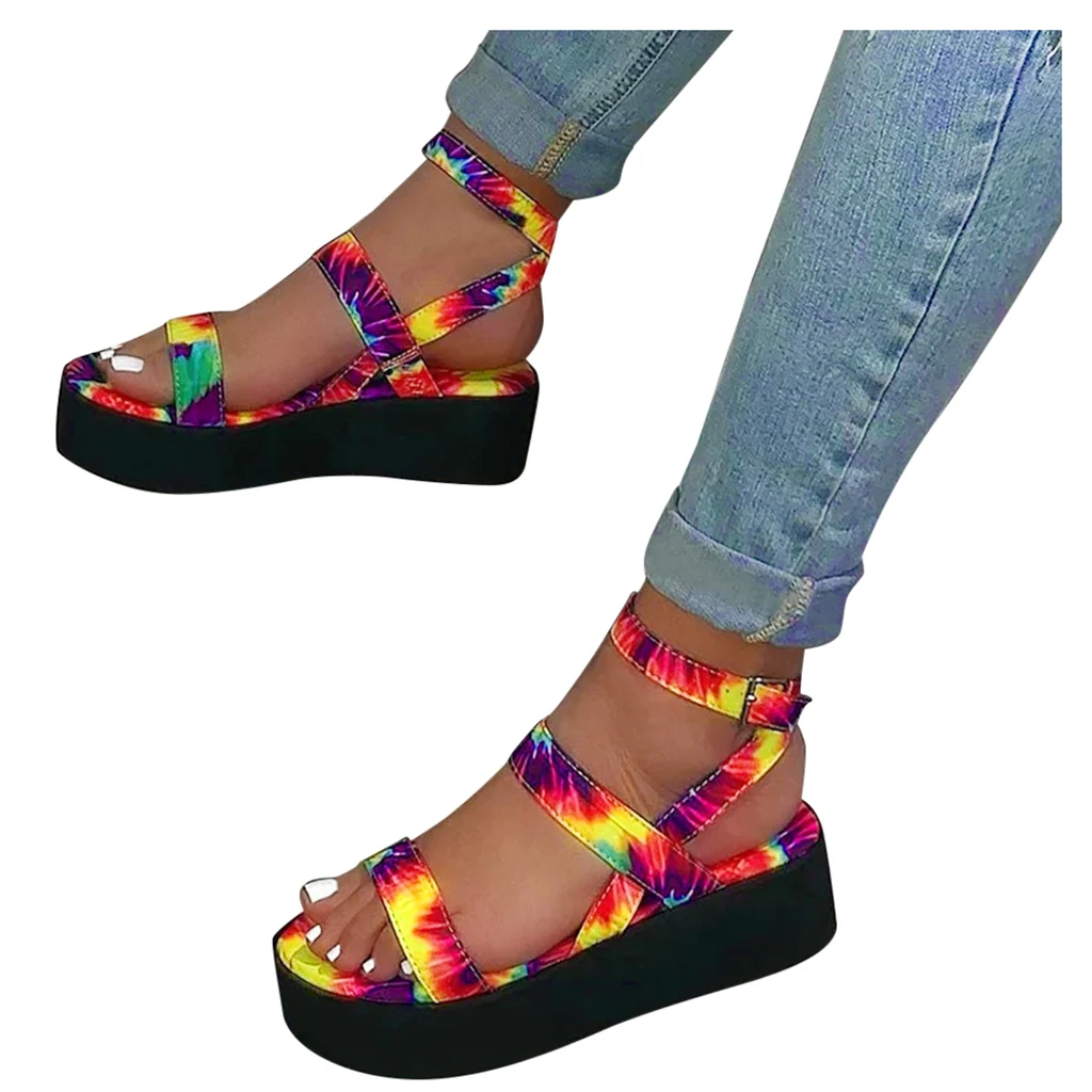 SD-70 hot selling tie dye print cross straps sandals for women summer beach sandals for women hight increase middle heels, Red , black, white
SD-70 hot selling tie dye print cross straps sandals for women summer beach sandals for women hight increase middle heels, Red , black, white