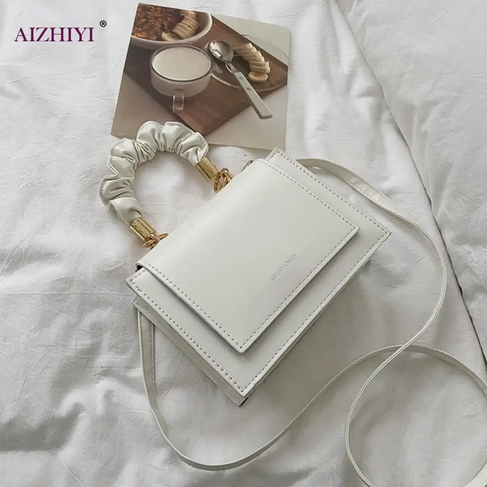 Fashion Handle Pleated Shoulder Top-handle Bags Lady PU Flap Crossbody Handbags Youth Ladies Simple Versatile Bag
Fashion Handle Pleated Shoulder Top-handle Bags Lady PU Flap Crossbody Handbags Youth Ladies Simple Versatile Bag