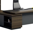 luxury dark color executive table office desk for boss room