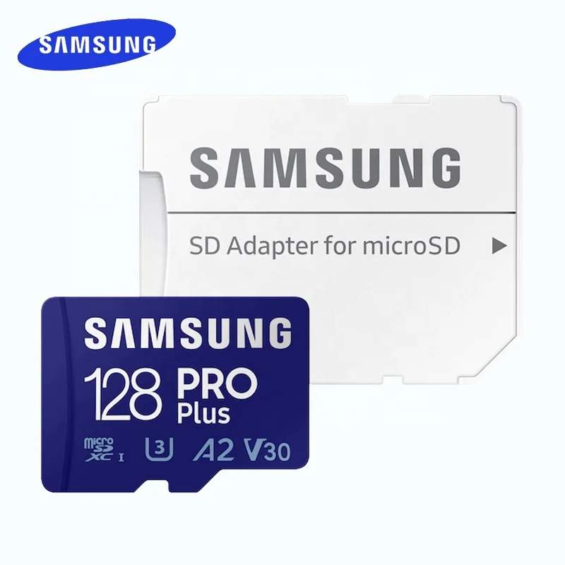 Original SAMSUNG PRO Plus up to 160m/s micro TF Flash sd card 128GB memory card 256GB 512GB U3 4K Memory TF Card For Phone
Original SAMSUNG PRO Plus up to 160m/s micro TF Flash sd card 128GB memory card 256GB 512GB U3 4K Memory TF Card For Phone