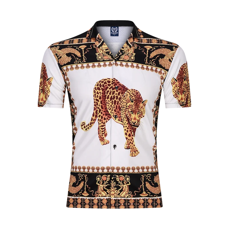 2020 Latest Design Summer Beach Dress Shirt Short Sleeve Sublimation Cheap 3D Tiger Printed Shirts
2020 Latest Design Summer Beach Dress Shirt Short Sleeve Sublimation Cheap 3D Tiger Printed Shirts