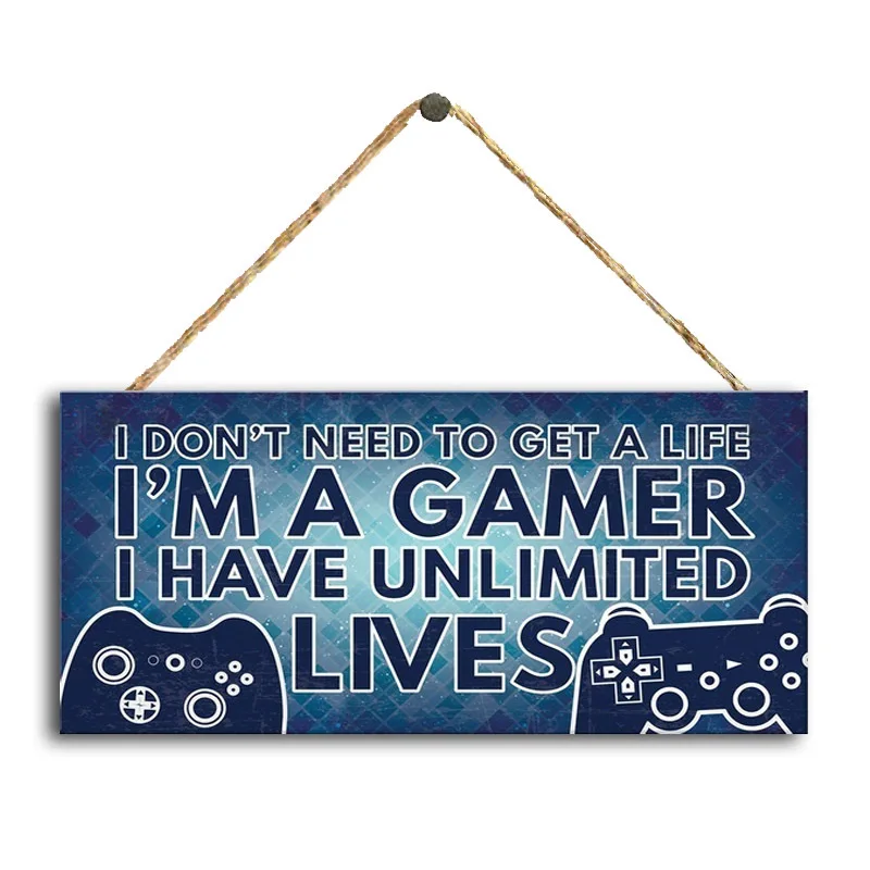 Gaming Door Signs Five Minutes Funny Game Signs Hanging Game Signs Set with Jute Rope for Boys Room Living Room Bedroom Decor, Natural wood color
Gaming Door Signs Five Minutes Funny Game Signs Hanging Game Signs Set with Jute Rope for Boys Room Living Room Bedroom Decor, Natural wood color