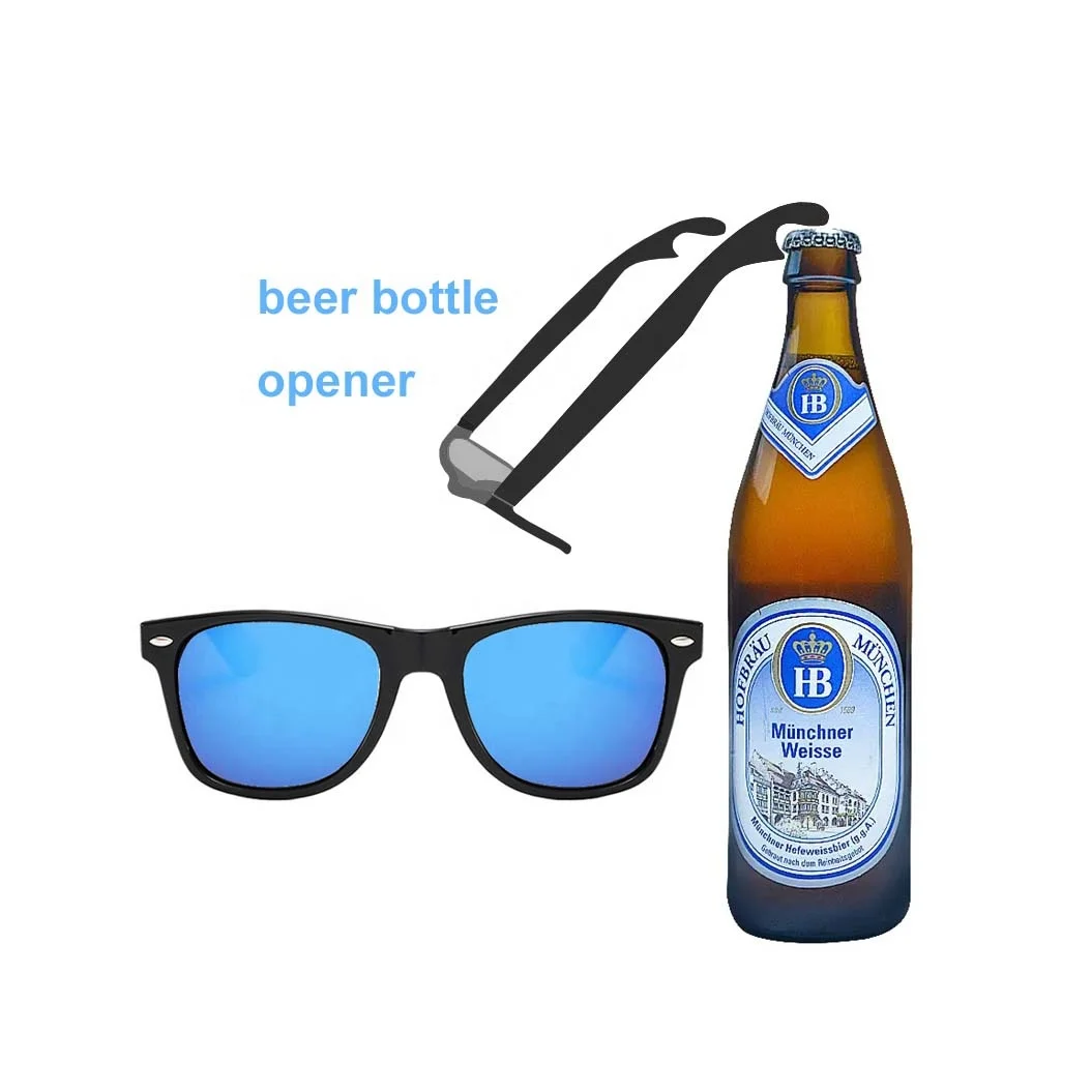 Plastic Drinking Open Beer Bottle Opener Sun glasses with strong metal Logo Beer Sunglasses
Plastic Drinking Open Beer Bottle Opener Sun glasses with strong metal Logo Beer Sunglasses