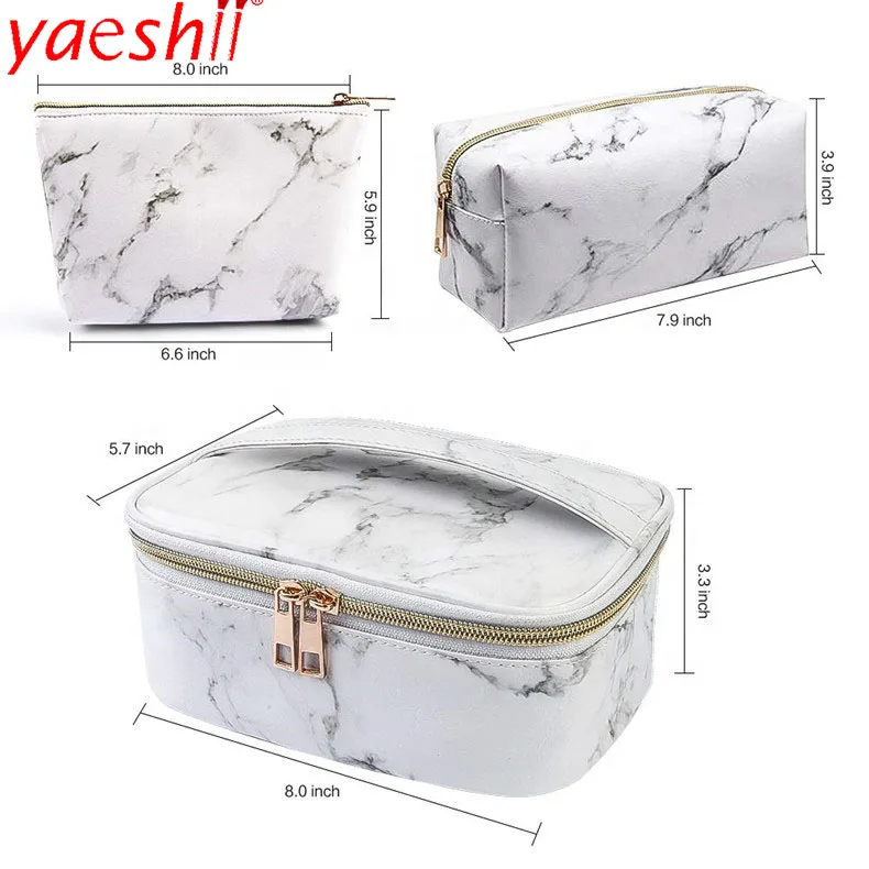 Yaeshii Custom Good Marble Grain Bridesmaid Gift Elegant Lady Makeup Bag Logo Fashion Portable Cosmetic Bag, Customized color
Yaeshii Custom Good Marble Grain Bridesmaid Gift Elegant Lady Makeup Bag Logo Fashion Portable Cosmetic Bag, Customized color