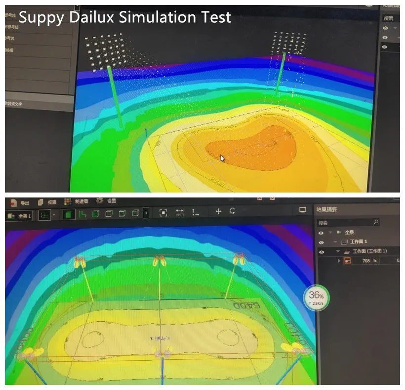 Dialux test led filips MW luminarias rectangular shape football floodlight 1000w outdoor led spot light IP65 led stadium lights
