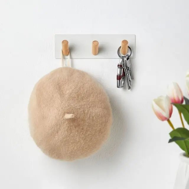 Simple and creative three-dimensional hook with solid wood row hook hanger solid wood wall hanging clothes and hat hook hanging
Simple and creative three-dimensional hook with solid wood row hook hanger solid wood wall hanging clothes and hat hook hanging