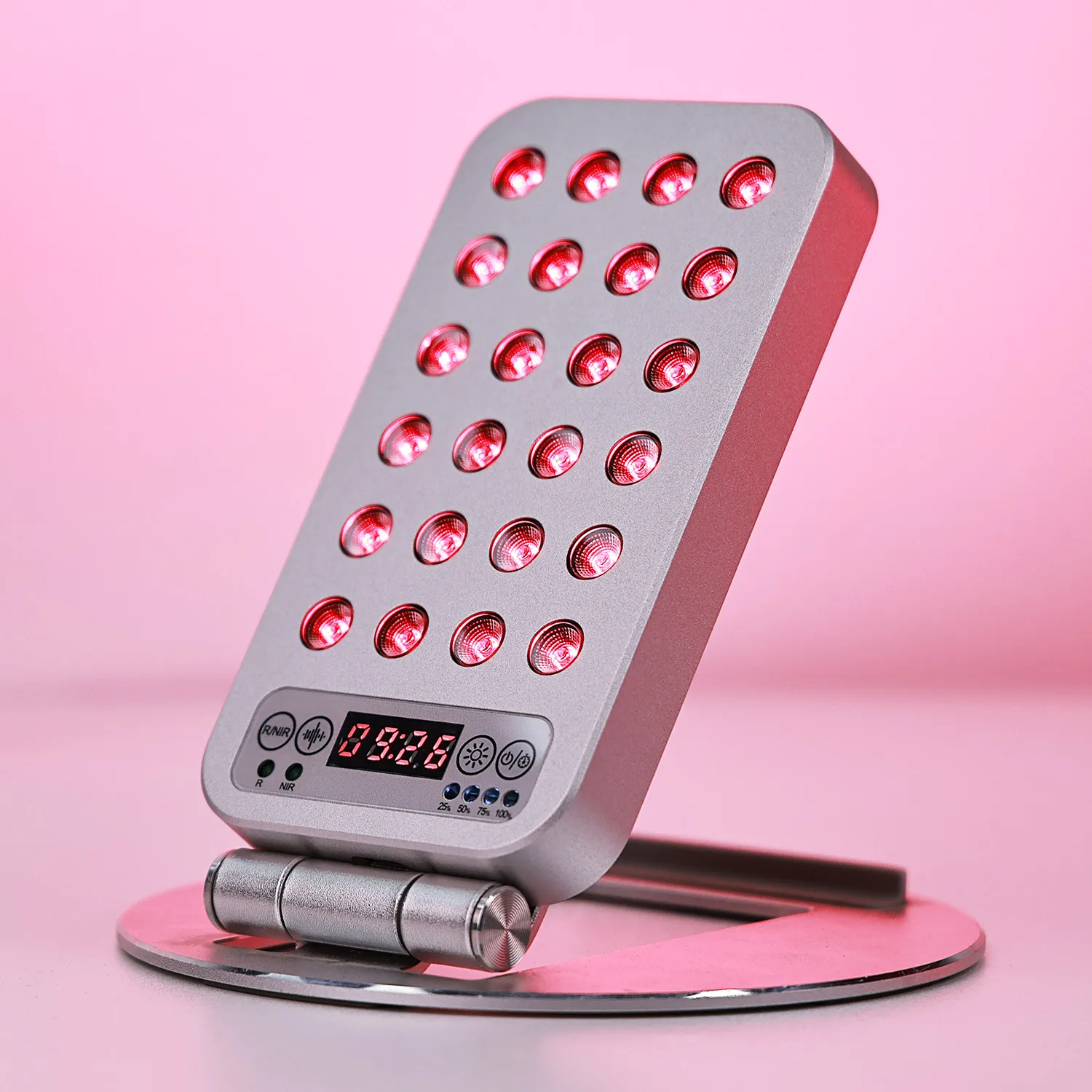 Handheld Thin Rechargeable LED Therapy Device 24pcs*5W Mini Red Light Therapy Panel For Home Use and Travel
Handheld Thin Rechargeable LED Therapy Device 24pcs*5W Mini Red Light Therapy Panel For Home Use and Travel
