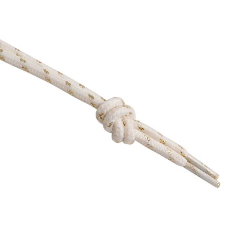 The round rope shoelaces insert with the gold metallic srtrings, Customized pantone color+grey 3m
The round rope shoelaces insert with the gold metallic srtrings, Customized pantone color+grey 3m