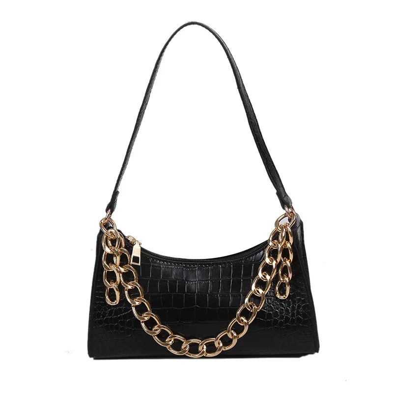 New Fashion PU Leather Crocodile Design Sling Bag Crossbody Ladies Metal Clutch Girl Shoulder Bag Popular Women Handbags, White,black,purple
New Fashion PU Leather Crocodile Design Sling Bag Crossbody Ladies Metal Clutch Girl Shoulder Bag Popular Women Handbags, White,black,purple