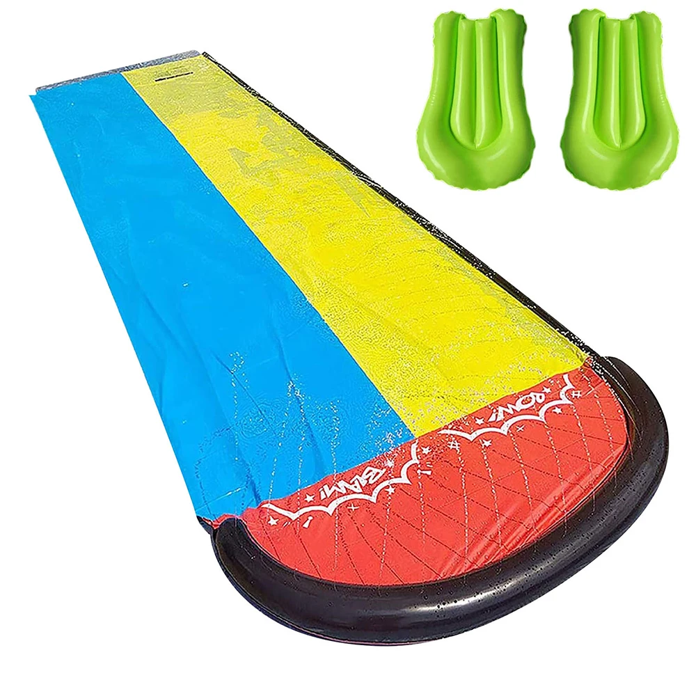 Funfishing Water Slide Watersports Backyard Waterslide Kids Toy People for Garden Lawn Water Slides
Funfishing Water Slide Watersports Backyard Waterslide Kids Toy People for Garden Lawn Water Slides