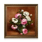 Wholesale Hand Painted Dafen Canvas Picture Antique Flower Oil Painting