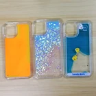 Liquid Neon Sand Glow In The Dark Clear Mobile Phones Case Covers for Phone