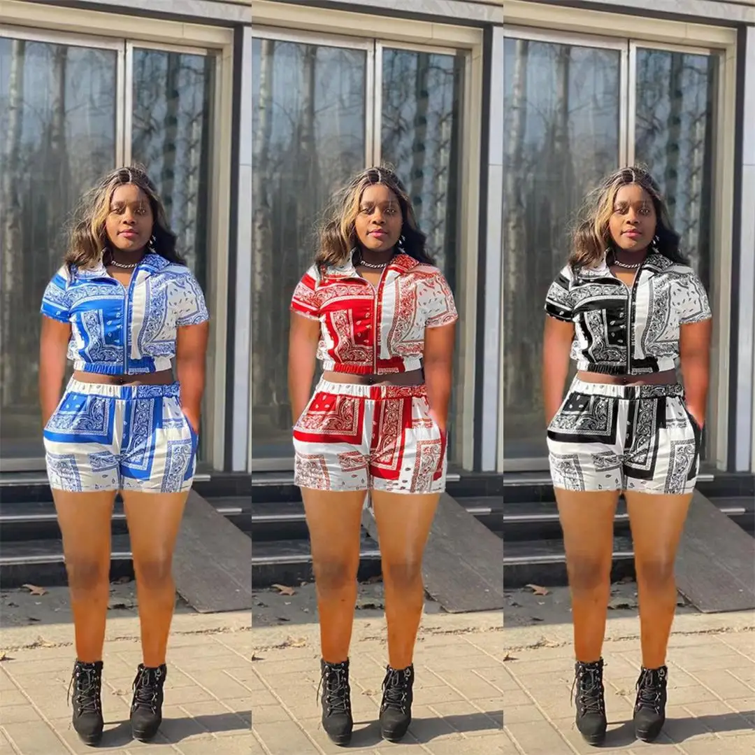 Hot Designer Cashew Printed Summer Short Sleeve Short Set Suit Outfits For Women Sexy 2 Pc Set Shorts Women Boy Biker Short Set, Red/black/blue women biker short set
Hot Designer Cashew Printed Summer Short Sleeve Short Set Suit Outfits For Women Sexy 2 Pc Set Shorts Women Boy Biker Short Set, Red/black/blue women biker short set