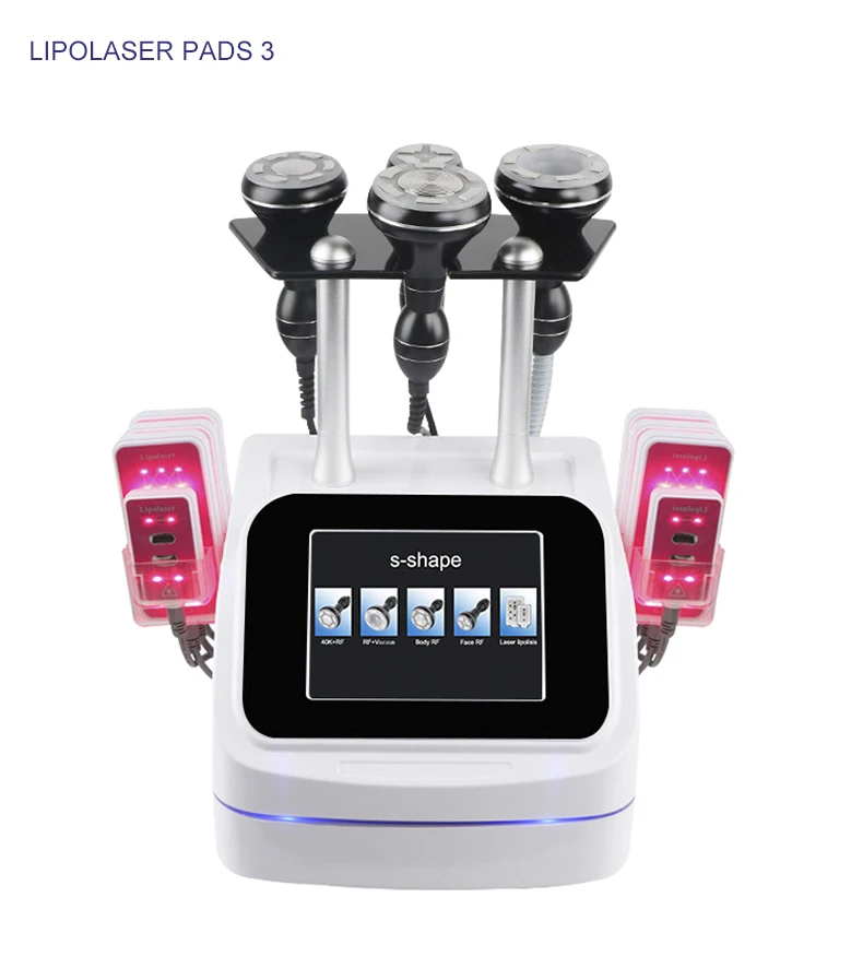 5 in 1 Multifunctional 40K Vacuum Cavitation RF lipolaser Slimming weight loss salon equipment
5 in 1 Multifunctional 40K Vacuum Cavitation RF lipolaser Slimming weight loss salon equipment