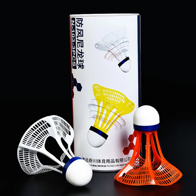 New arrival outdoor practice N-103 factory custom 3PCS Nylon Air Shuttle Badminton Shuttlecock
New arrival outdoor practice N-103 factory custom 3PCS Nylon Air Shuttle Badminton Shuttlecock