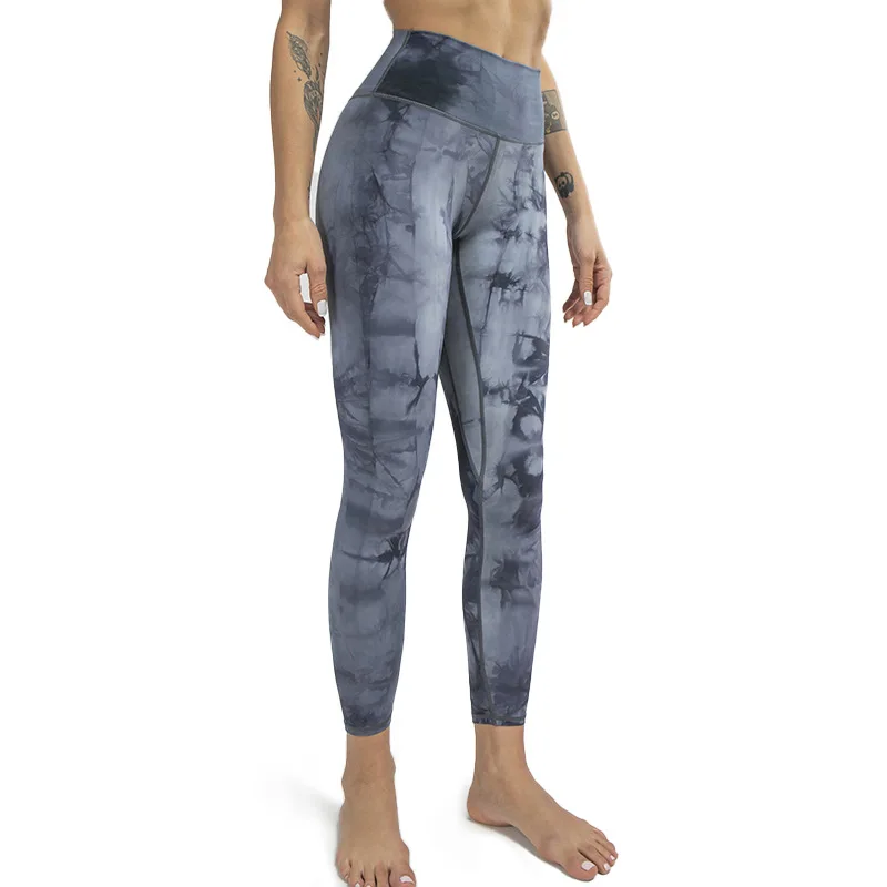 New European and American tie-dye leggings double-sided sanding nude high-waisted butt-up yoga pants
New European and American tie-dye leggings double-sided sanding nude high-waisted butt-up yoga pants