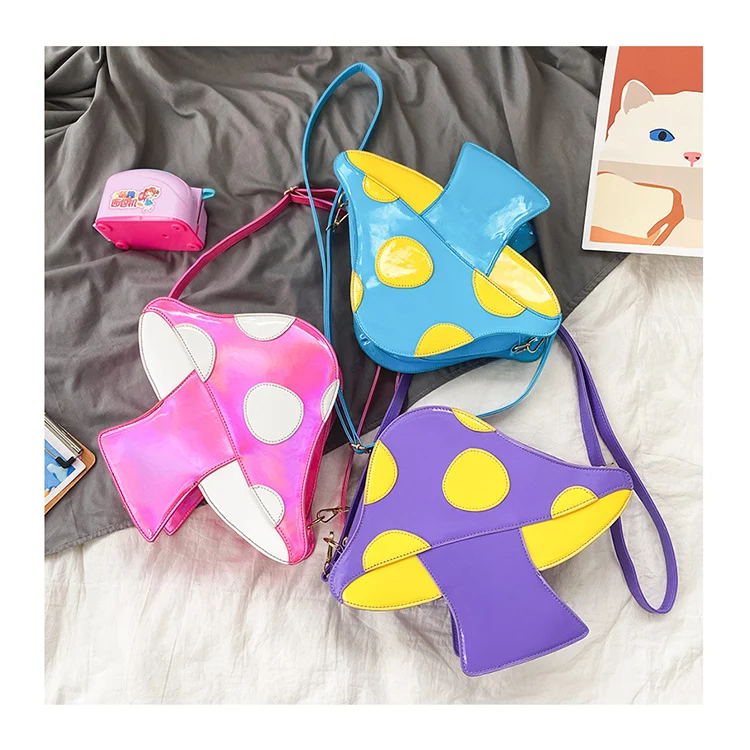 Fun Mushroom Shape Purses and Handbags for Women Novelty Girl Laser PU Messenger Bags Cute Cartoon Crossbody Bag Funny Clutch
Fun Mushroom Shape Purses and Handbags for Women Novelty Girl Laser PU Messenger Bags Cute Cartoon Crossbody Bag Funny Clutch