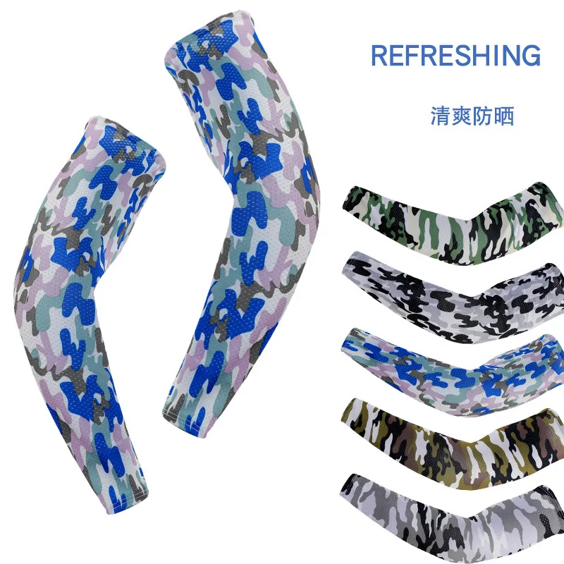 Sunscreen Arm Sleeves Arm Guard Viscose Fiber Oversleeve Summer Camouflage Oversleeve Men's Outdoor Sun Protection Sleeves, Picture shows
Sunscreen Arm Sleeves Arm Guard Viscose Fiber Oversleeve Summer Camouflage Oversleeve Men's Outdoor Sun Protection Sleeves, Picture shows