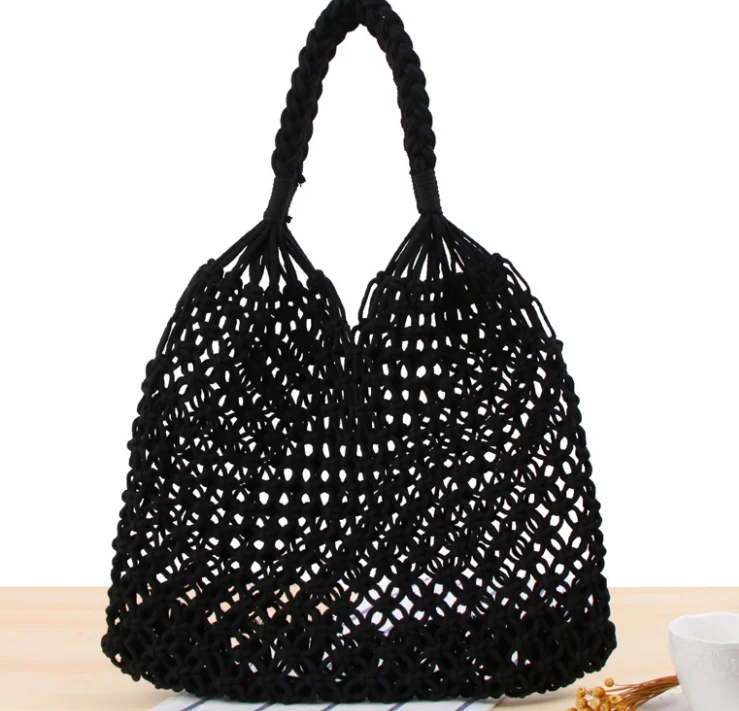 2021 Fashion Multicolor Macrame Crochet lady Hand Bags Bohemian Woven Women Beach Tote Bags
2021 Fashion Multicolor Macrame Crochet lady Hand Bags Bohemian Woven Women Beach Tote Bags