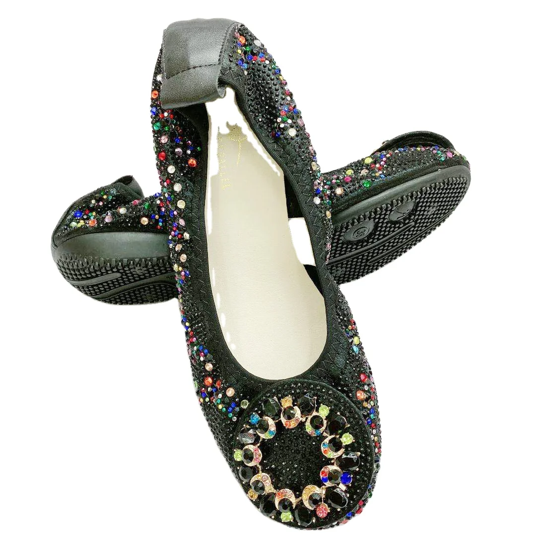 168-32 Customized Trendy Evening Party Flats Gold Foldable Shoes OEM Private Logo Wholesale African Flat Shoes Ladies
168-32 Customized Trendy Evening Party Flats Gold Foldable Shoes OEM Private Logo Wholesale African Flat Shoes Ladies