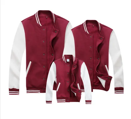 Custom Logo Family Matching Clothes Dad Mom and Me Winter Autumn Outfit Coat Family Matching Baseball Jacket Plus Sizes
Custom Logo Family Matching Clothes Dad Mom and Me Winter Autumn Outfit Coat Family Matching Baseball Jacket Plus Sizes