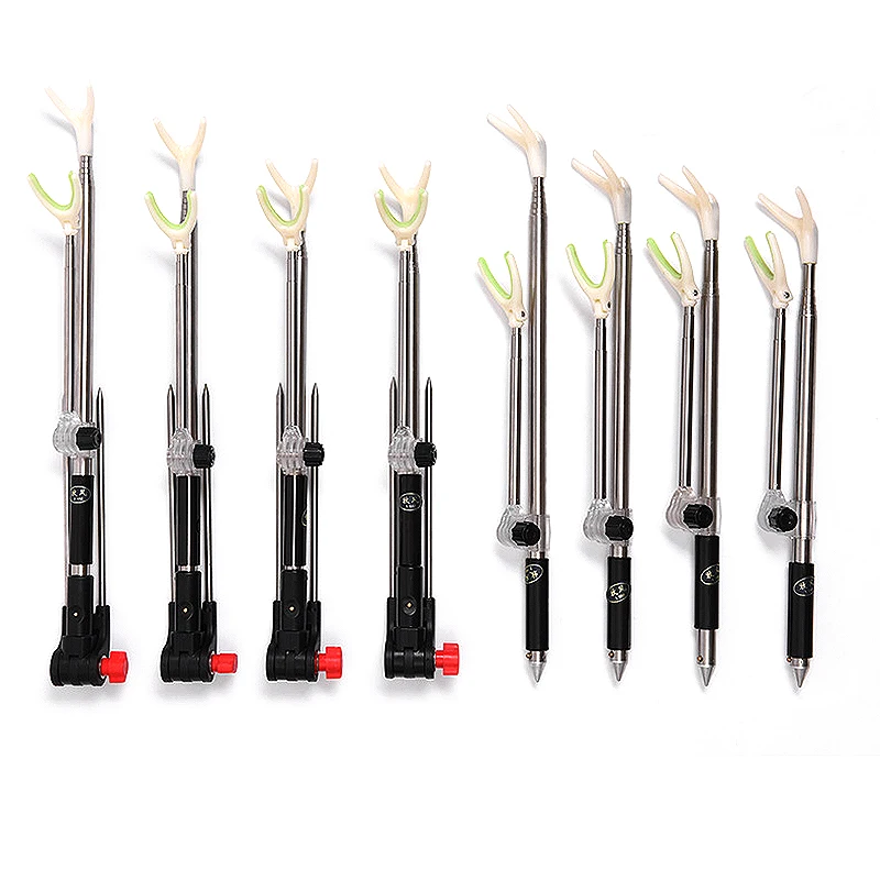 Stainless steel bracket telescopic dual-purpose fishing box holder fishing gear competition fort, As pic shown 
Stainless steel bracket telescopic dual-purpose fishing box holder fishing gear competition fort, As pic shown