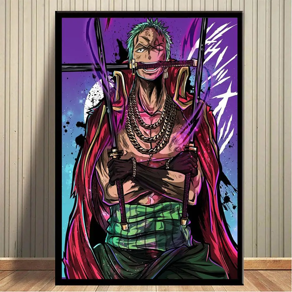 Modular Canvas Painting Home Decor ONE PIECE Zoro Anime Cartoon Pictures 1 Set Modern Printed Poster For Living Room Wall Art
Modular Canvas Painting Home Decor ONE PIECE Zoro Anime Cartoon Pictures 1 Set Modern Printed Poster For Living Room Wall Art